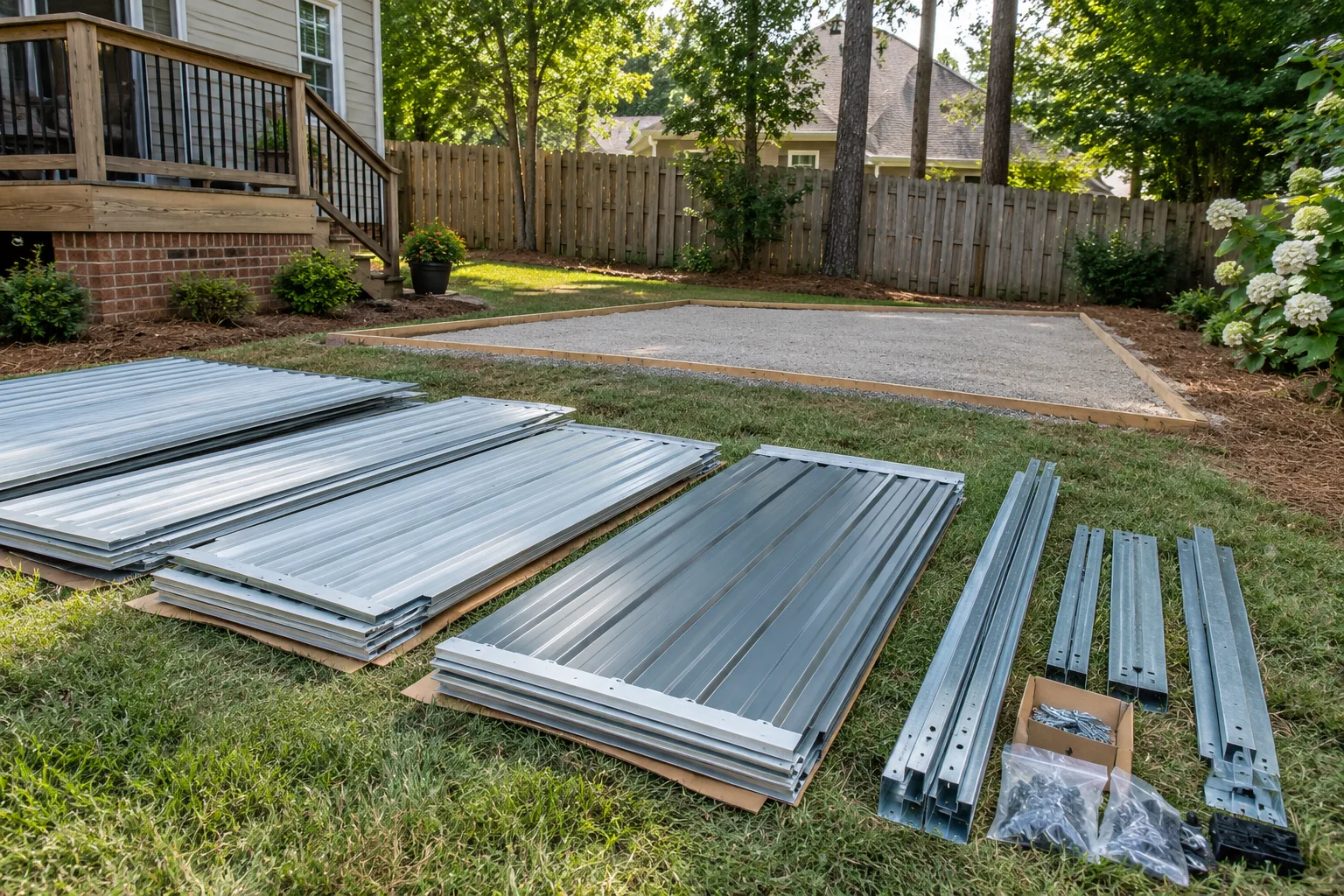 Metal Shed Removal planning